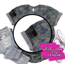 Load image into Gallery viewer, Add-on: Reverse Right Sleeve Flag - Black or White
